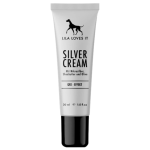 Crème d'argent pour chiens