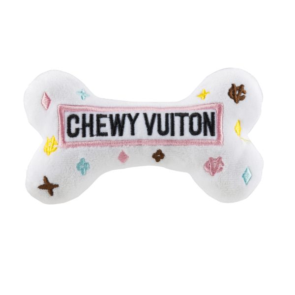 HDD-041-SM White Chewy Vuiton Bone Small NEW!
